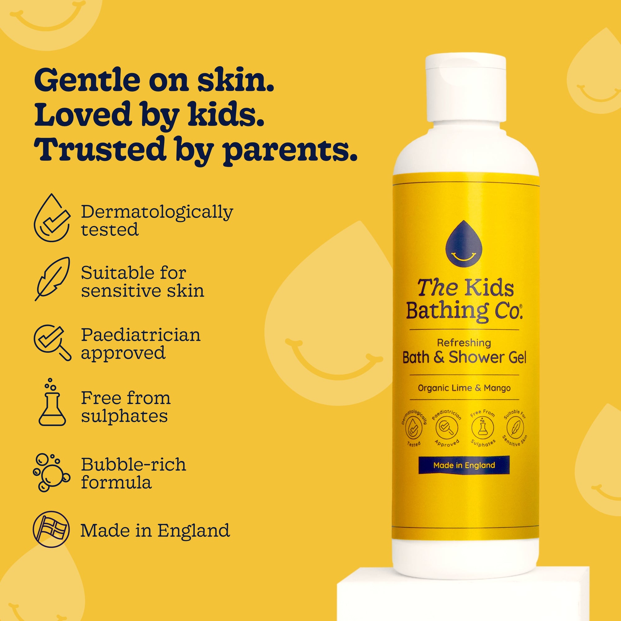 Organic Lime & Mango Refreshing Bath & Shower Gel