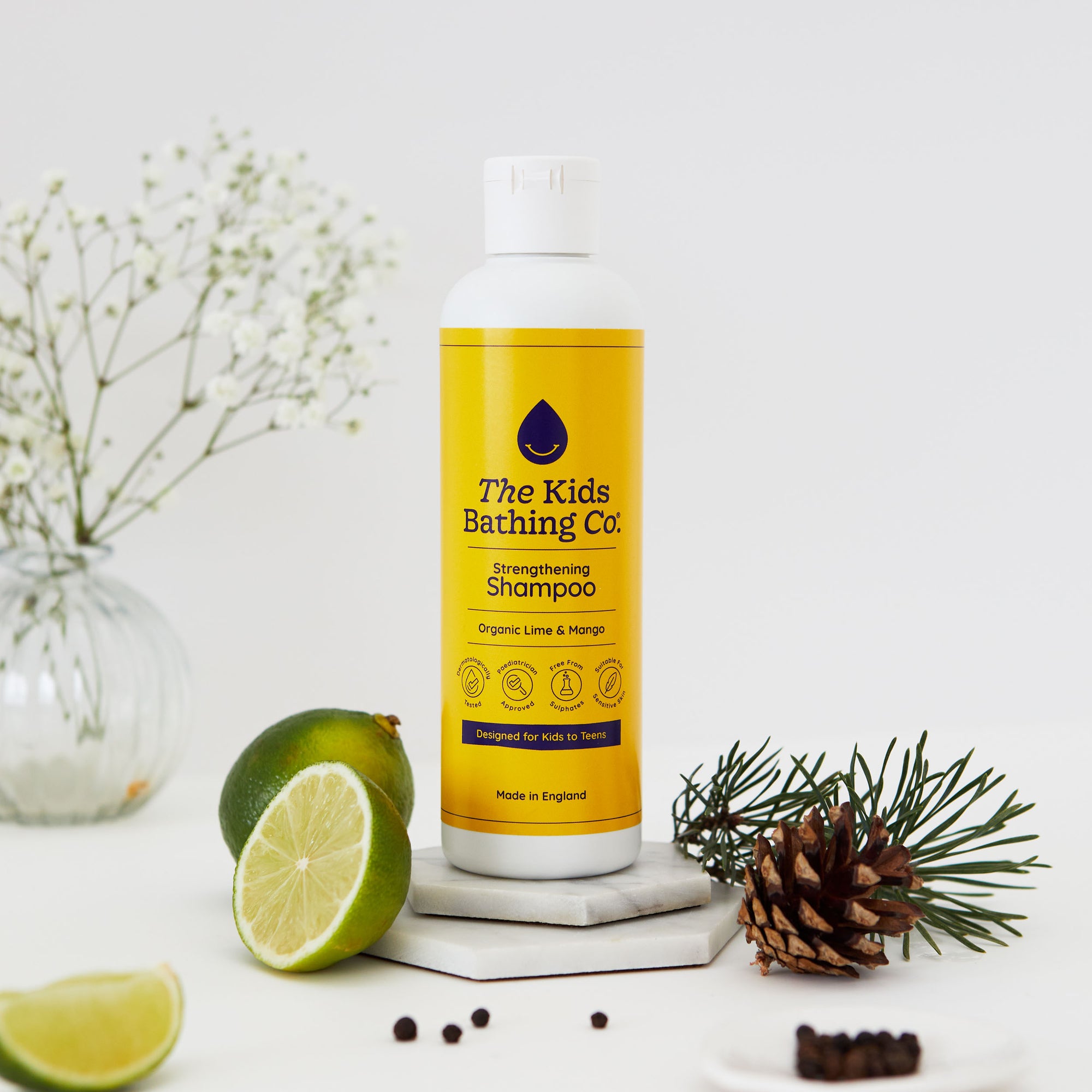 Organic Lime & Mango Strengthening Kids Shampoo